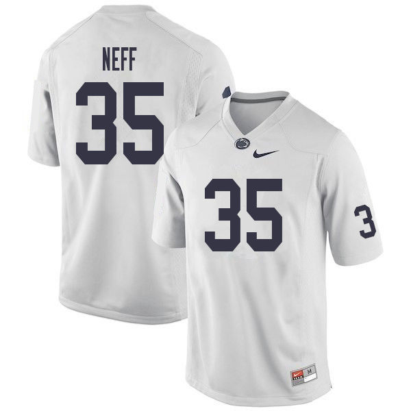 NCAA Nike Men's Penn State Nittany Lions Justin Neff #35 College Football Authentic White Stitched Jersey YRC3798JS